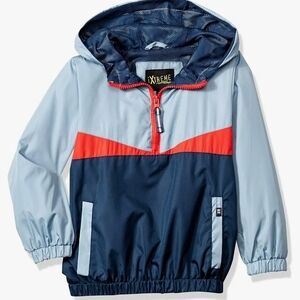 Xtreme Kids' Light Blue, Navy & Red Colorblock Hooded Pullover